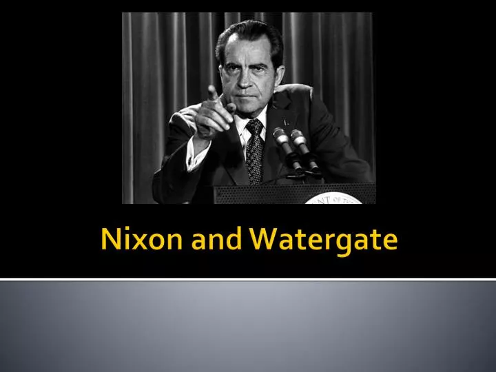 nixon and watergate