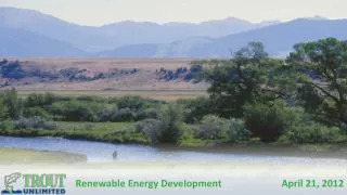 Renewable Energy Development