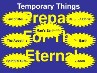 Temporary Things