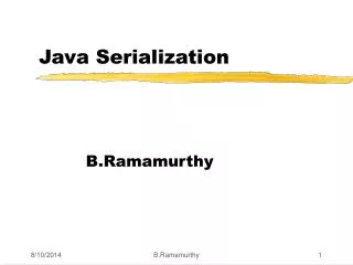 Java Serialization