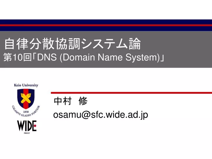 10 dns domain name system
