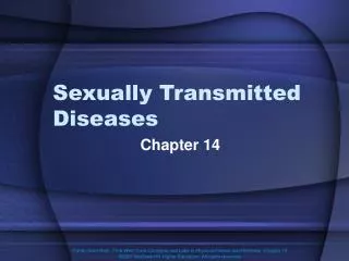 Sexually Transmitted Diseases