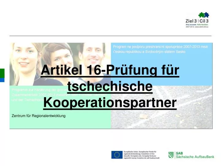 artikel 16 pr fung f r tschechische kooperationspartner
