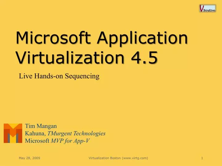 microsoft application virtualization 4 5
