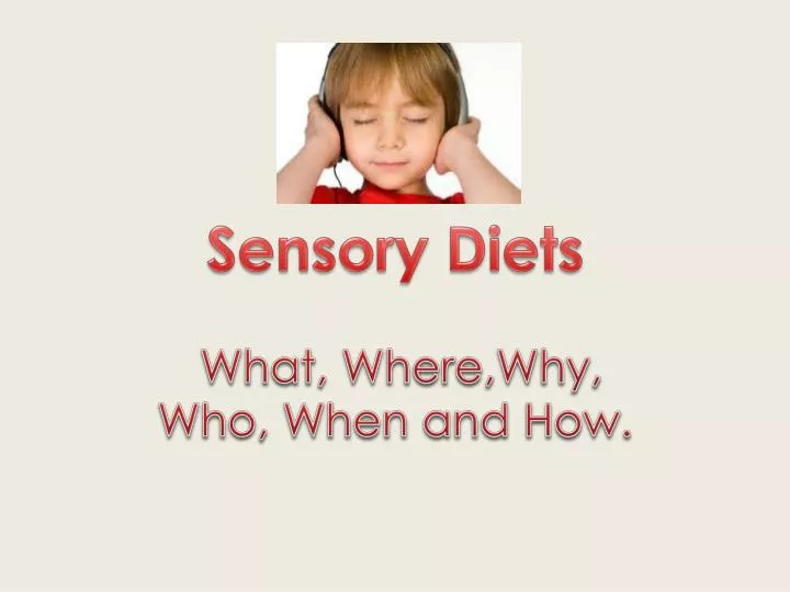 sensory diets