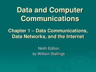 Data and Computer Communications