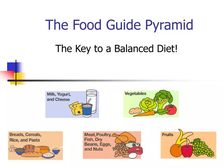 the food guide pyramid