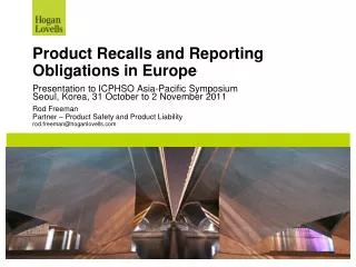 Product Recalls and Reporting Obligations in Europe