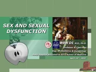 sex and sexual dysfunction