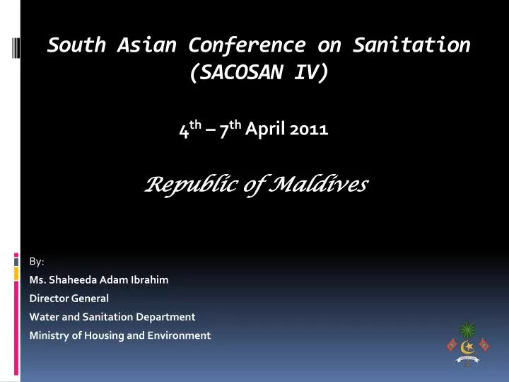 south asian conference on sanitation sacosan iv