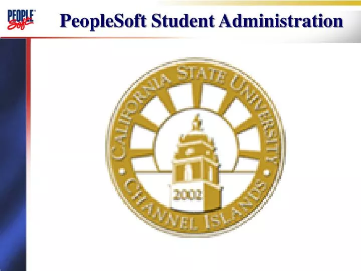 peoplesoft student administration