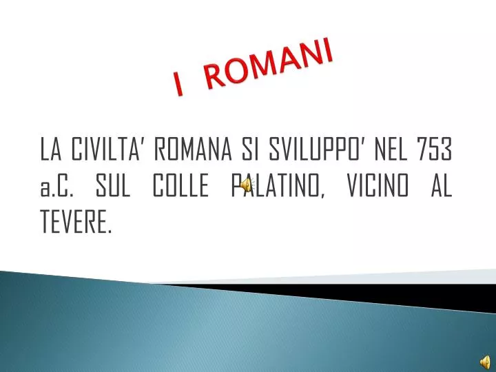 i romani