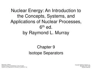 Chapter 9 Isotope Separators