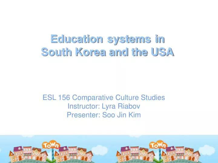 education systems in south korea and the usa