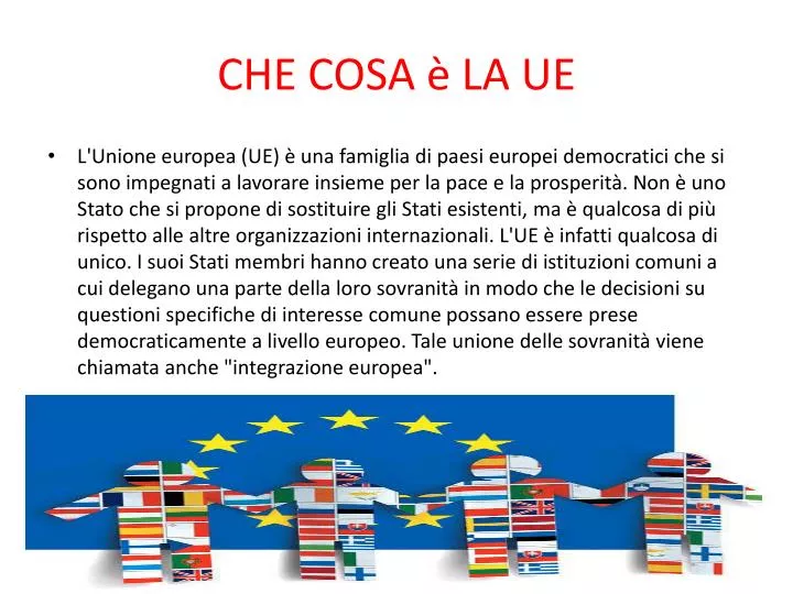 che cosa la ue