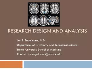 Research Design and Analysis