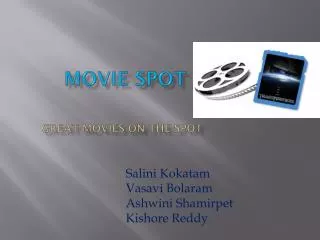 Movie Spot Great movies on the spot