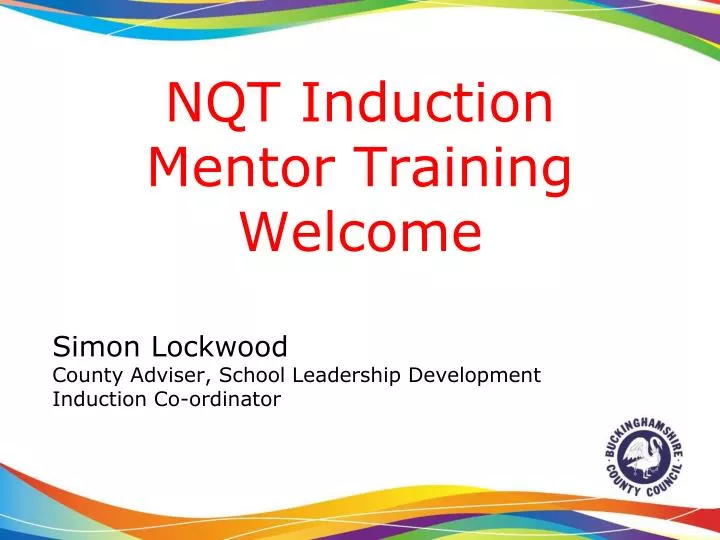 nqt induction mentor training welcome