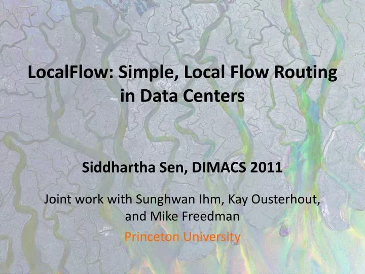 localflow simple local flow routing in data centers