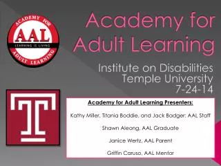 Academy for Adult Learning