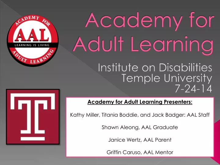 academy for adult learning