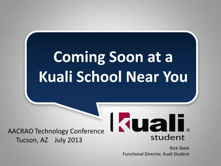 coming soon at a kuali school near you