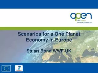 Scenarios for a One Planet Economy in Europe