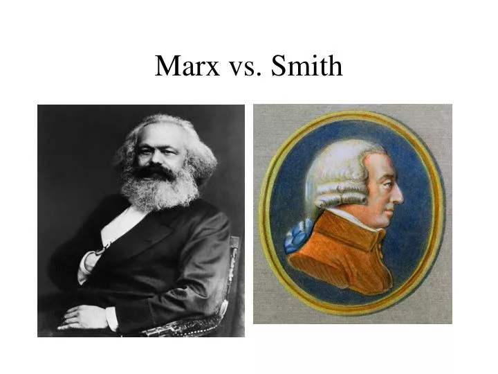 marx vs smith