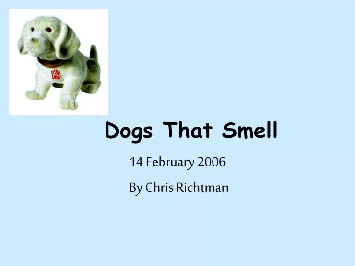 dogs that smell