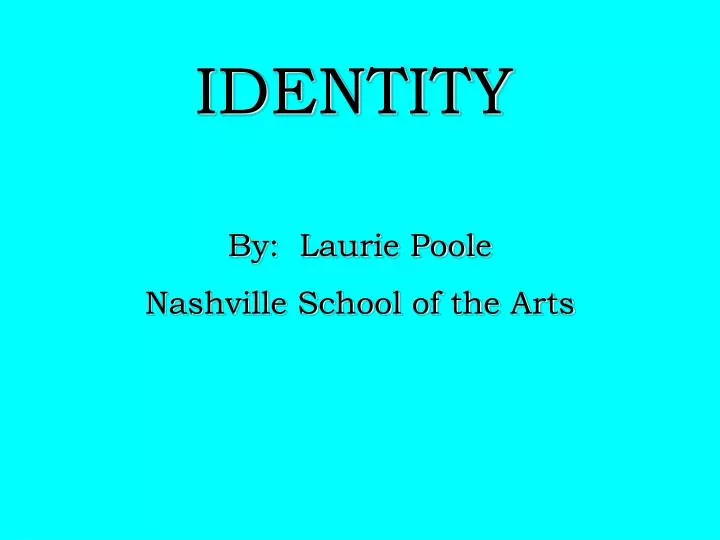 identity