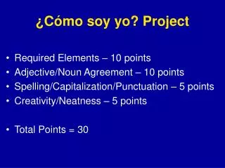 c mo soy yo project
