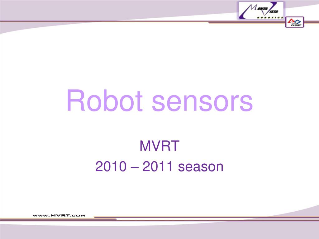 PPT - Robot sensors PowerPoint Presentation, free download - ID:3121240