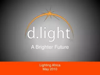 Lighting Africa May 2010