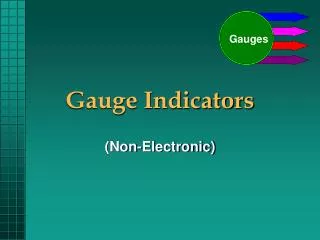 Gauge Indicators