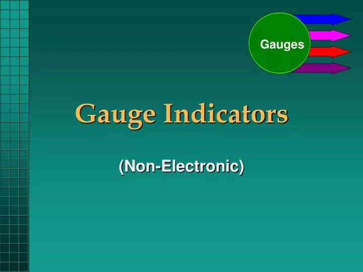 gauge indicators