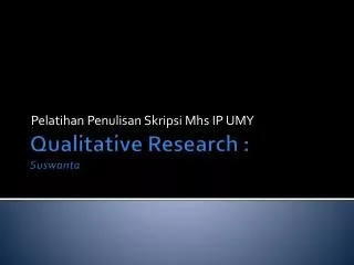 pelatihan penulisan skripsi mhs ip umy