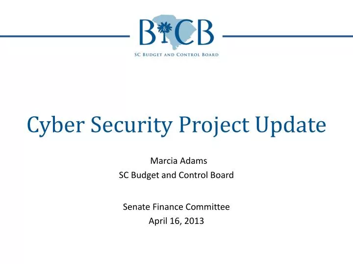 cyber security project update