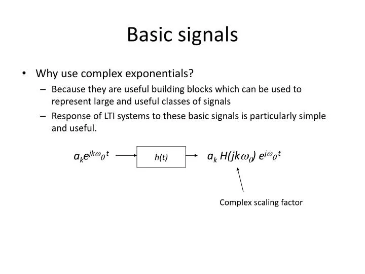 basic signals