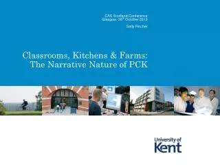 Classrooms, Kitchens &amp; Farms: The Narrative Nature of PCK