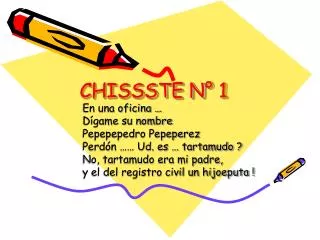 chissste n 1
