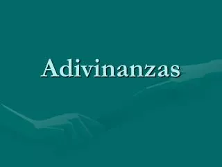 adivinanzas
