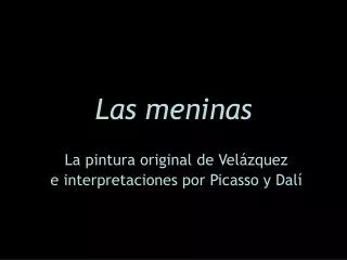 las meninas