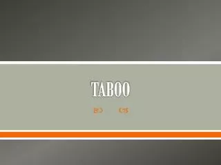TABOO