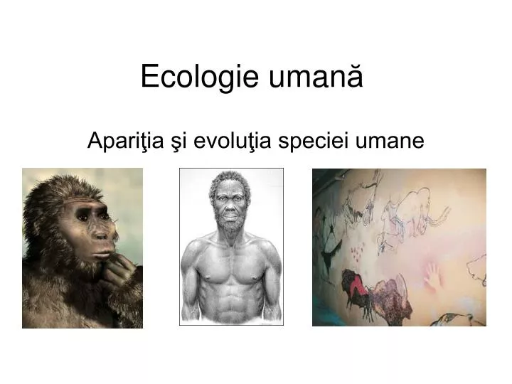 ecologie uman