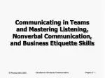Working in Teams - slide 1