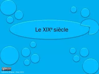 le xix e si cle