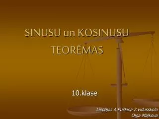 sinusu un kosinusu teor mas
