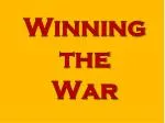 Winning the War - slide 1