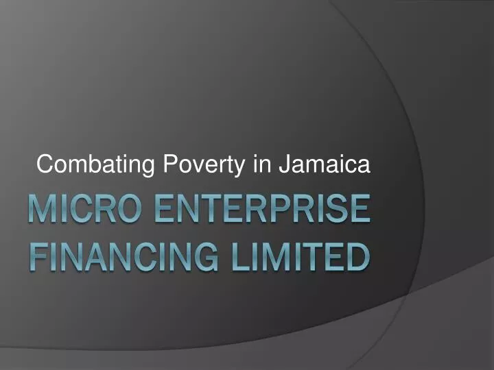combating poverty in jamaica