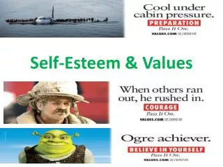 Self-Esteem &amp; Values